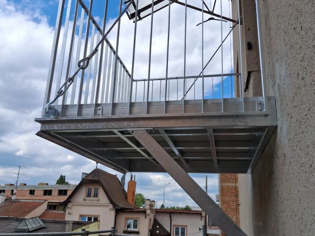pozinkovaný balkon