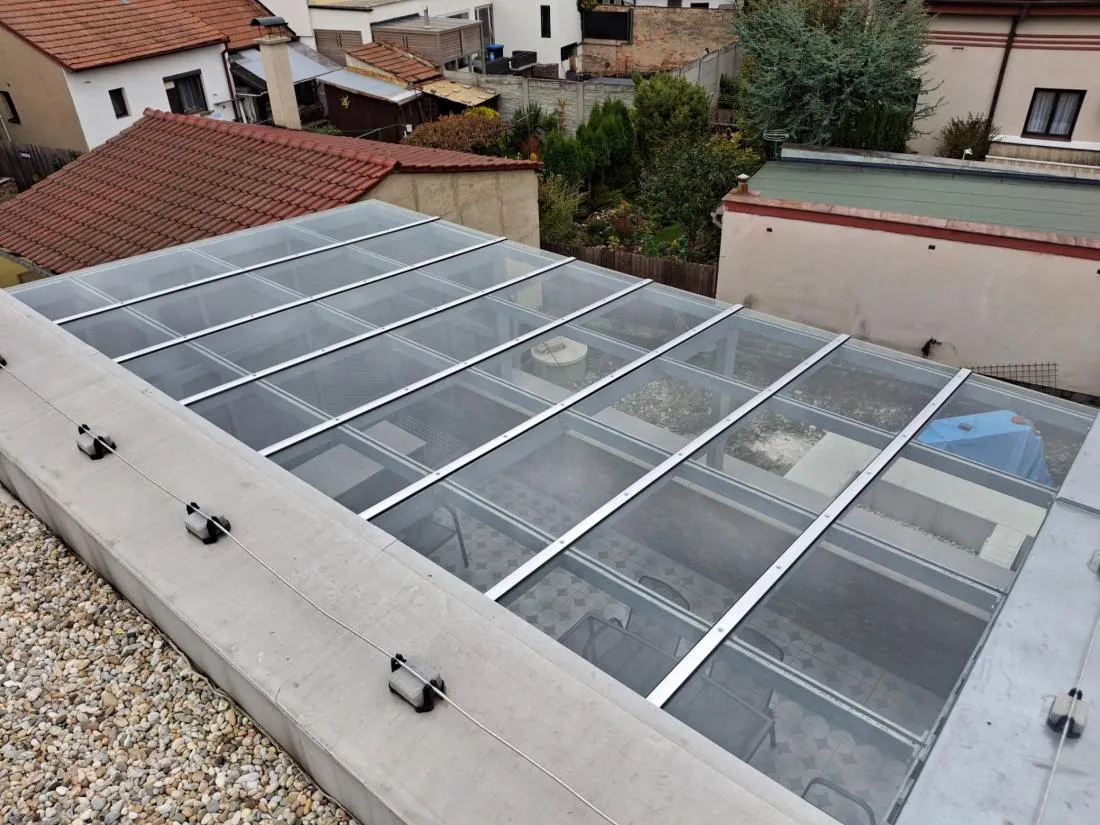 konstrukce včetně montáže skla connex 10mm
